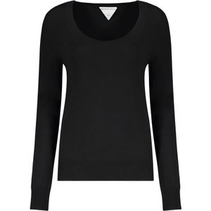 Bottega Veneta, Dames, Truien, Zwart, Maat: XS Kasjmier,
