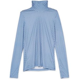 Maliparmi, Dames, Tops, Blauw, Maat: XS Jersey,