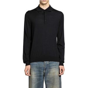 Sunflower, Heren, Tops, Zwart, Maat: L Wol,