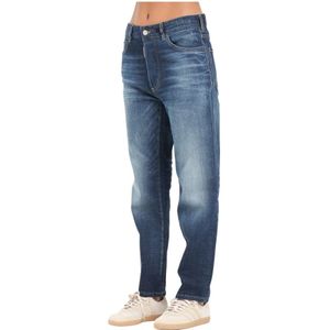 Dsquared2 - DQ 2241D0Aerdq 01 - Jeans - Blauw - Gescheurde Denim Jeans voor Dames