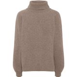 Gestuz, Dames, Truien, Bruin, Maat: L Wol,