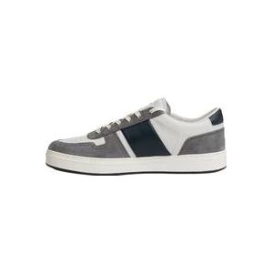 Hogan Grijze Suède Sneakers Aw24 , Multicolor , Heren , Maat: 42 1/2 EU