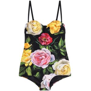 Dolce & Gabbana, Dames, Badkleding, Veelkleurig, Maat: L Nylon,