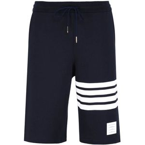 Thom Browne, Heren, Korte broeken, Blauw, Maat: S Katoen,