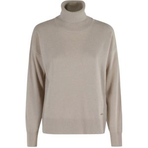 Woolrich, Dames, Truien, Beige, Maat: XS Wol,