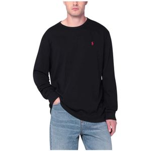 Polo Ralph Lauren, Heren, Tops, Zwart, Maat: L Katoen,