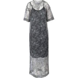 Liviana Conti, Dames, Jurken, Grijs, Maat: M Polyamide,