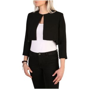 Guess, Dames, Jassen, Zwart, Maat: 2XL Poliester,