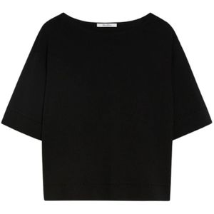 Max Mara, Dames, Truien, Zwart, Maat: XL Viscose,