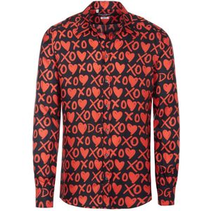 Dolce & Gabbana, Heren, Overhemden, Veelkleurig, Maat: XL