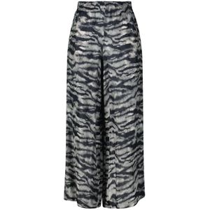 Drykorn - Casual Loose-Fit Broek met Patroon - Zwart