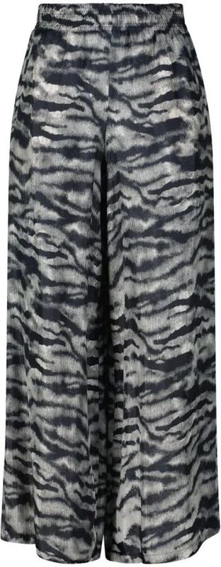 Drykorn - Casual Loose-Fit Broek met Patroon - Zwart