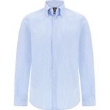 Boggi Milano, Heren, Overhemden, Blauw, Maat: S Katoen,