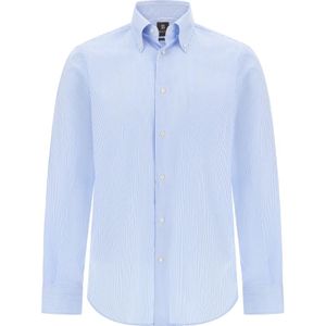 Boggi Milano, Heren, Overhemden, Blauw, Maat: S Katoen,