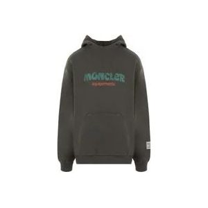 Moncler Groene Oversized Hoodie , Green , Dames , Maat: S