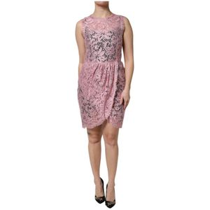 Dolce & Gabbana - Lace Cocktail Dress - Roze - Cocktailjurk
