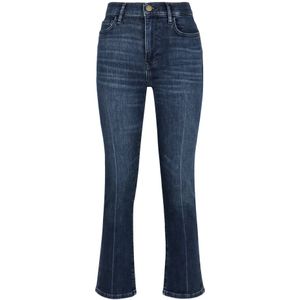Frame, Dames, Jeans, Blauw, Maat: W26 Katoen,