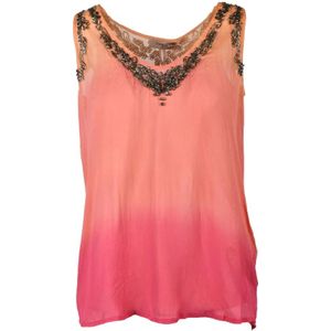 Twinset, Dames, Tops, Veelkleurig, Maat: L Viscose,