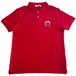 Trussardi, Heren, Tops, Rood, Maat: L Katoen,