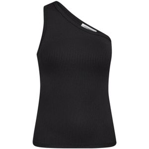 Co'Couture, Dames, Tops, Zwart, Maat: S Poliester,