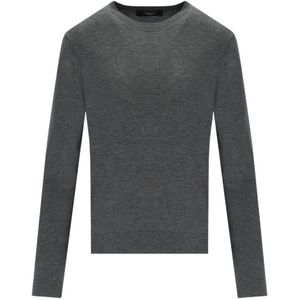 Weekend Max Mara, Dames, Truien, Grijs, Maat: S Zijde,