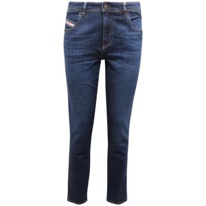 Diesel, Dames, Jeans, Blauw, Maat: W28 Katoen,