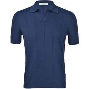 Gran Sasso, Heren, Tops, Blauw, Maat: 3XL Katoen,