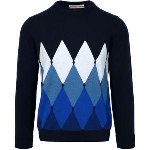 Ballantyne, Heren, Truien, Blauw, Maat: 2XL Kasjmier,