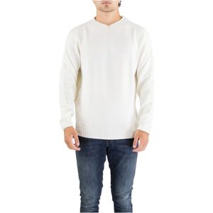 Dondup, Heren, Truien, Wit, Maat: S Wol,