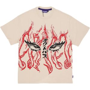 Octopus, Heren, Tops, Beige, Maat: XS Katoen,