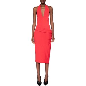 Jacquemus, Dames, Jurken, Rood, Maat: S Viscose,