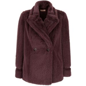 Twinset, Dames, Jassen, Paars, Maat: XS