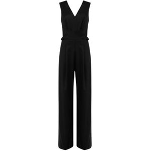 Blugirl, Dames, Jumpsuits & Playsuits, Zwart, Maat: 2XS Wol,