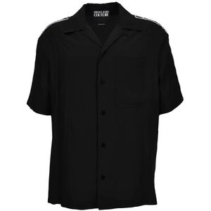 Versace Jeans Couture, Heren, Overhemden, Zwart, Maat: M