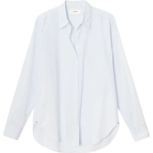 XiRENA, Dames, Blouses & Shirts, Blauw, Maat: L