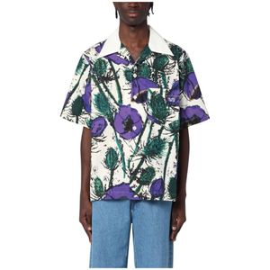 Wales Bonner, Heren, Overhemden, Veelkleurig, Maat: M Katoen,