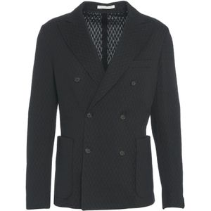 Paolo Pecora, Heren, Jassen, Zwart, Maat: XL