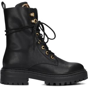 Twinset Zwarte Veterschoenen met Gouden Details , Black , Dames , Maat: 40 EU