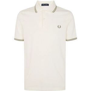 Fred Perry, Heren, Tops, Beige, Maat: 2XL