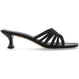 Michael Kors - Haisley - Muiltjes met Hak - Zwart - Leer