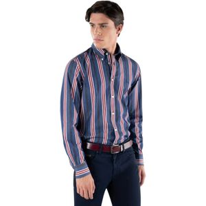Harmont & Blaine, Heren, Blouses & Shirts, Blauw, Maat: S
