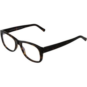 Andy Wolf - Bruine Rechthoekige Optische Monturen - Acetaat - Unisex