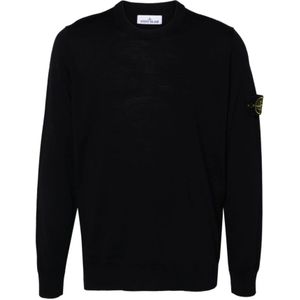 Stone Island, Heren, Truien, Blauw, Maat: 3XL