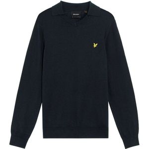 Lyle & Scott Trui  navy / geel
