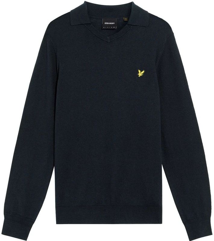 Lyle & Scott Trui  navy / geel