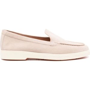 Santoni Beige Platte Schoenen , Beige , Dames , Maat: 37 1/2 EU