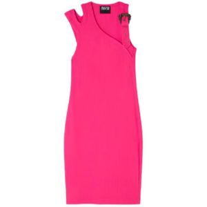 Versace Jeans Couture, Dames, Jurken, Roze, Maat: XS