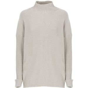 Panicale, Dames, Truien, Grijs, Maat: 2XS Wol,