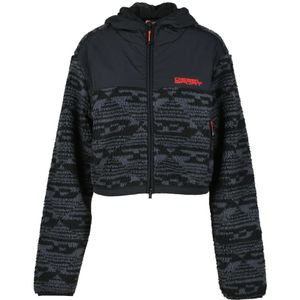 Diesel, Dames, Jassen, Zwart, Maat: M Poliester,