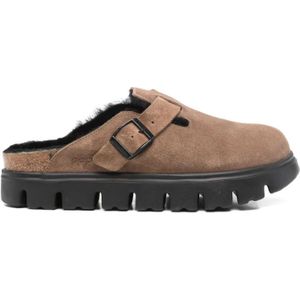 Birkenstock, Dames, Schoenen, Bruin, Maat: 39 EU Leer,